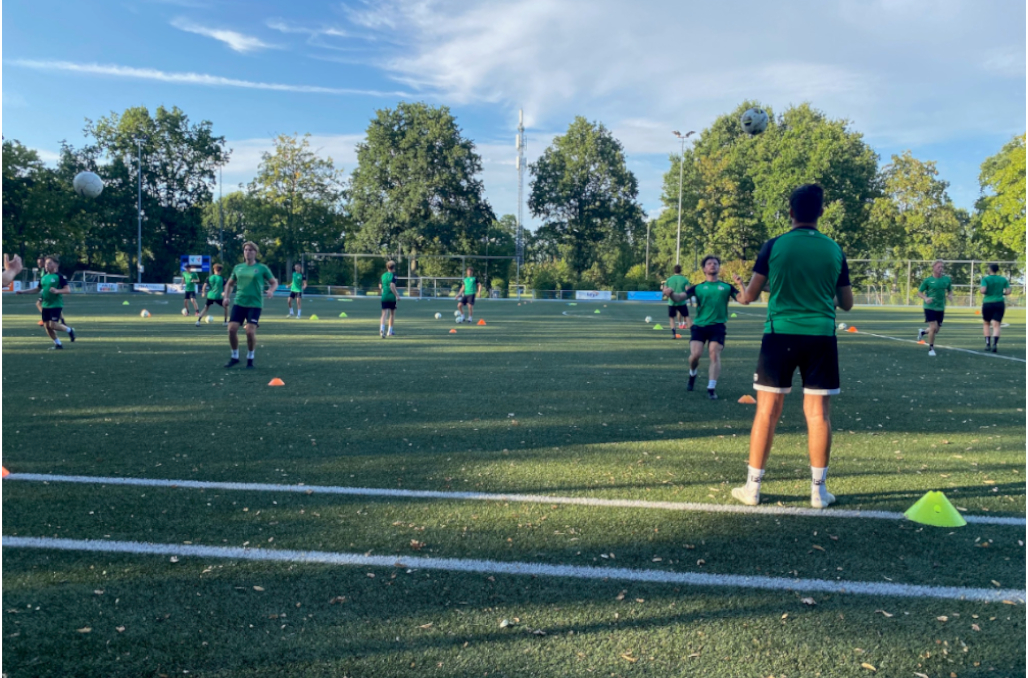 Eerste trainingen bij nieuwe trainer Leon de Witte zitten erop