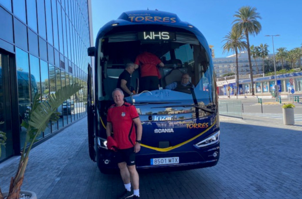 WHS tijdens trainingskamp in Benalmadena op lokale omroep Torremolinos