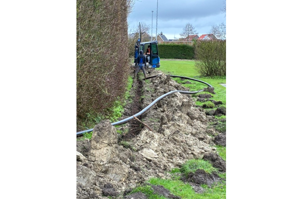 Zoetwatertraject naar sportpark de Waaje bijna gerealiseerd