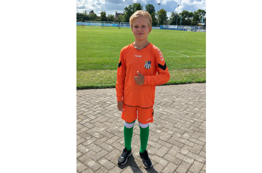 Xavy Bastemeijer  pupil van de week tijdens de wedstrijd WHS - Yerseke