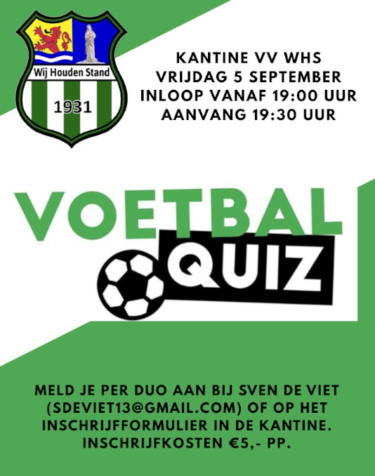Voetballiefhebbers opgelet!